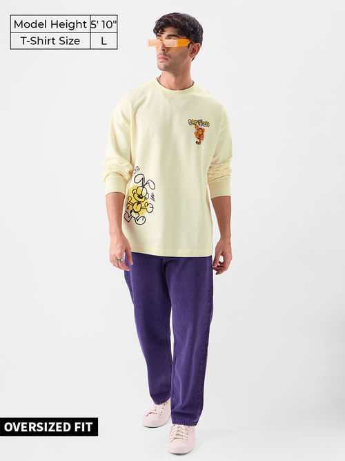 Buy The Souled Store Official Garfield Attitude Mens Oversized