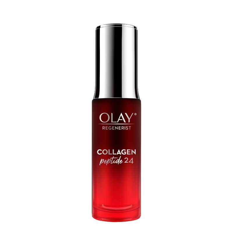 Olay Collagen Peptide Face Serum, Smooth & Plump Skin With Collagen & Niacinamide, Sulphate Free