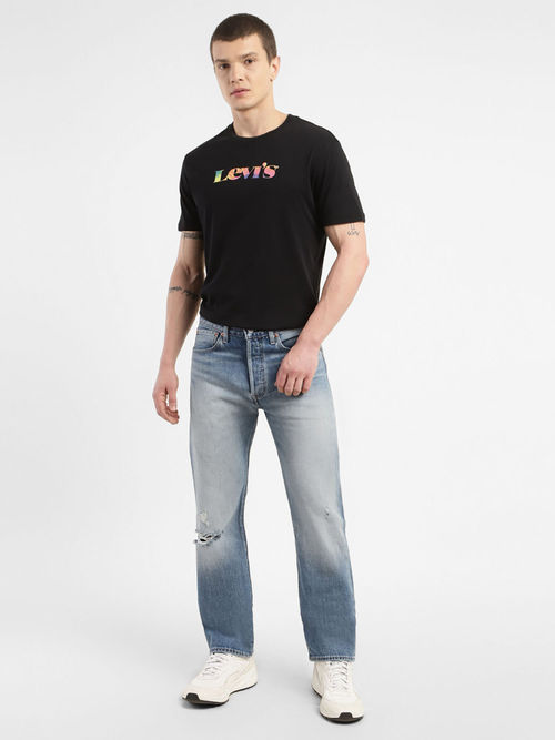 LEVI'S - Men's 501 Original distressed jeans 