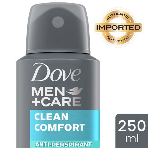 Dove Men+Care Dry Spray Antiperspirant Deodorant, Clean Comfort, 3.8 oz