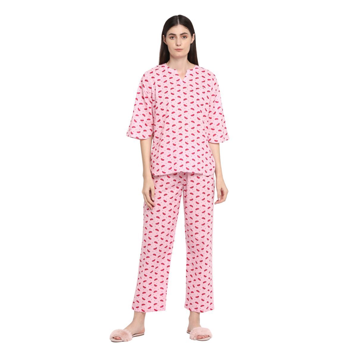 watermelon print night suit