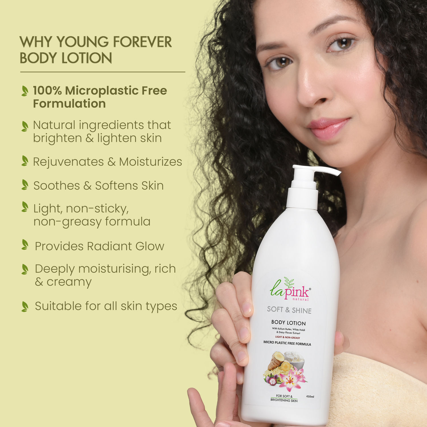 Buy La Pink Young Forever Soft Shine Body Lotion Non Greasy 100