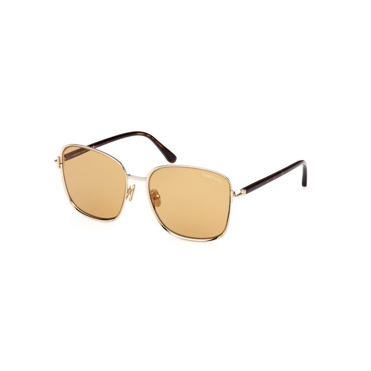 Tom Ford Eyewear Women Square Brown Lens Sunglasses - FT1029 57 32E