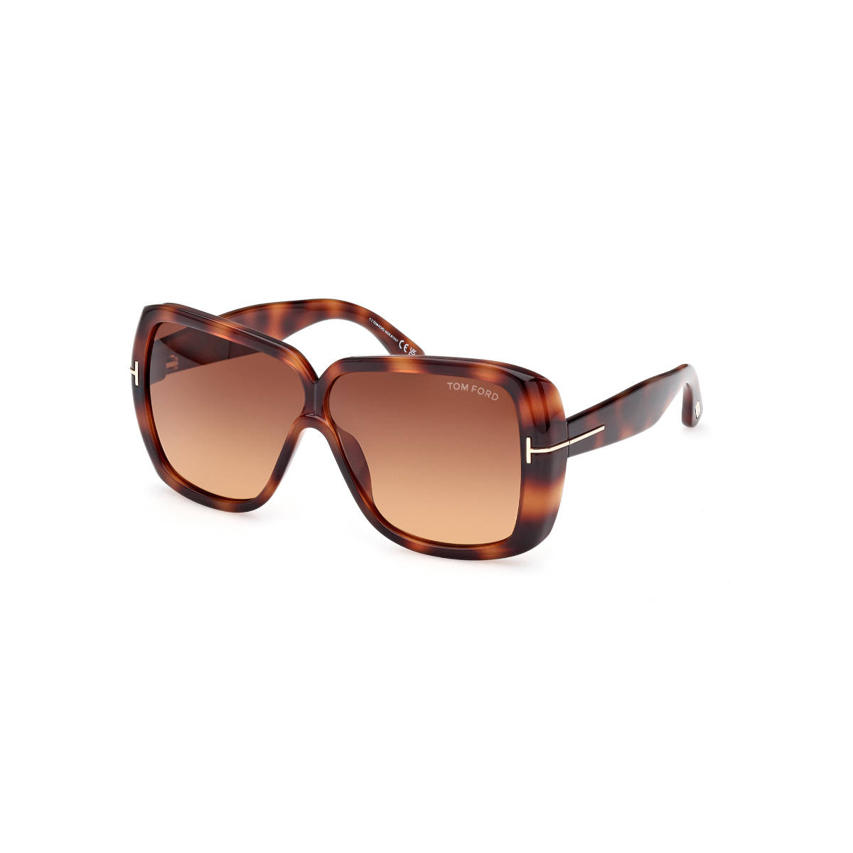 Tom Ford Eyewear Women Square Brown Lens Sunglasses - FT1037 61 52F