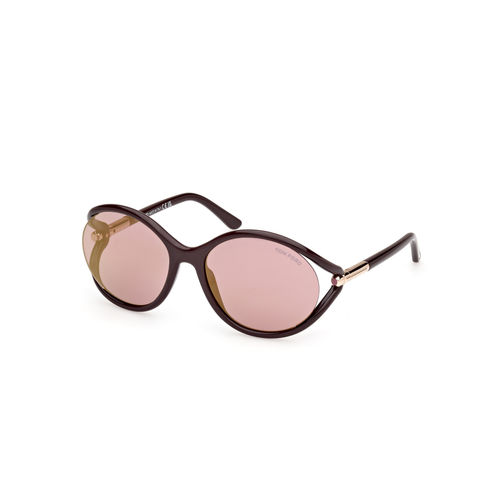 Tom Ford Eyewear Women Oval Brown Lens Sunglasses FT1090 59 48Z