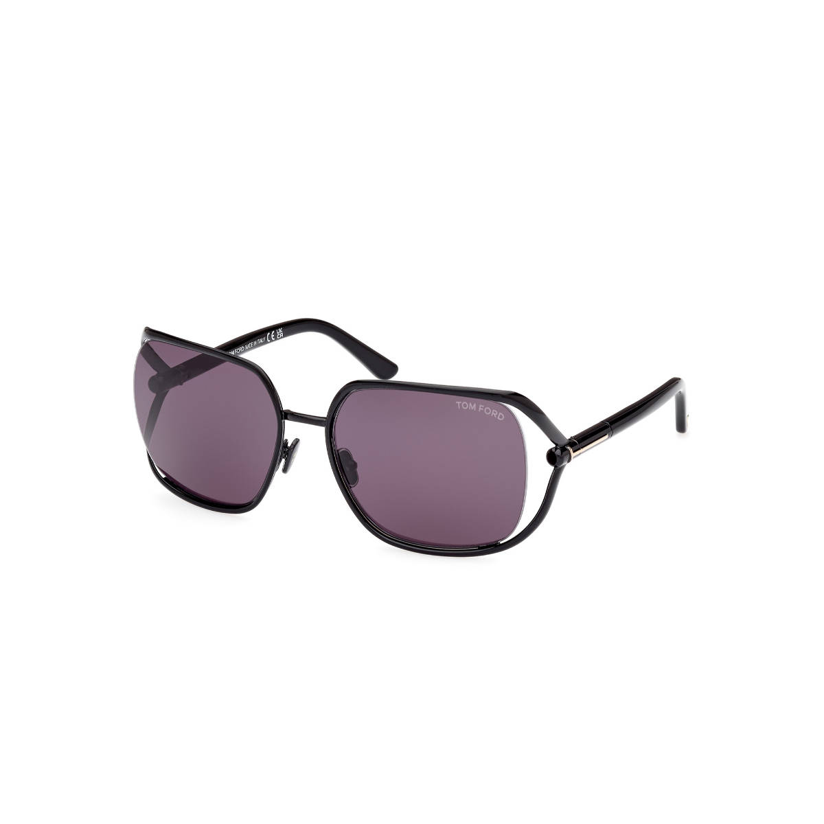 Tom Ford Eyewear Women Square Grey Lens Sunglasses - FT1092 60 01A