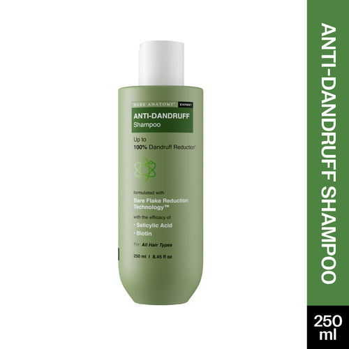 Bare Anatomy Anti Dandruff Shampoo Salicylic Acid Shampoo for Dry and Frizzy Hair, Oily Scalp