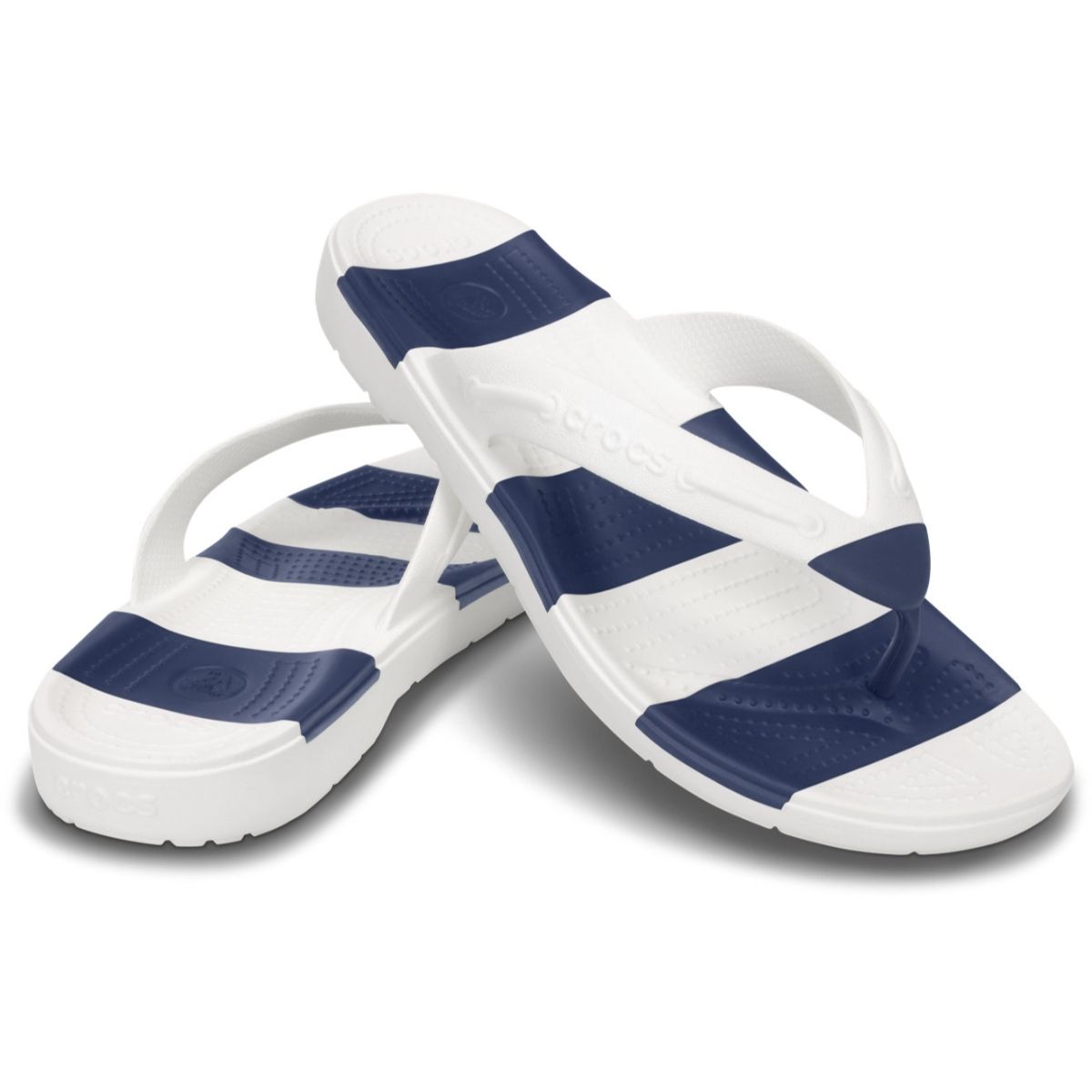 Buy Crocs Beach Line White Unisex Flip Online