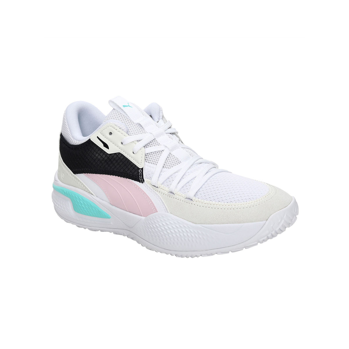 Buy Puma Court Rider Summer Days Unisex White Basketball Shoes Online