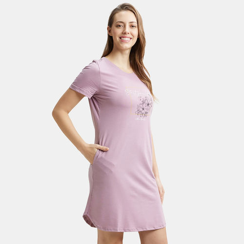 Buy Jockey RX44 Women Super Combed Cotton Half Sleeve Printed