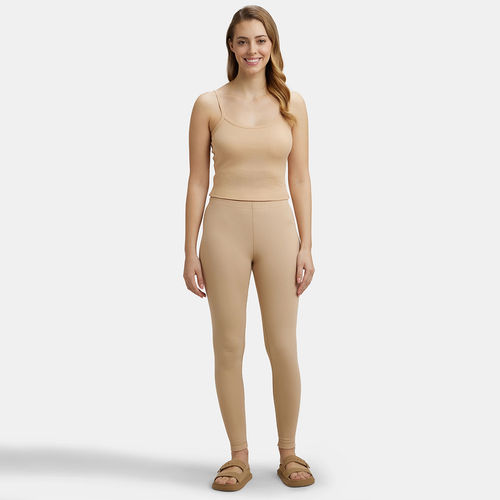 Buy Jockey 2520 Women's Super Combed Cotton Rich Thermal Leggings - Skin  Online