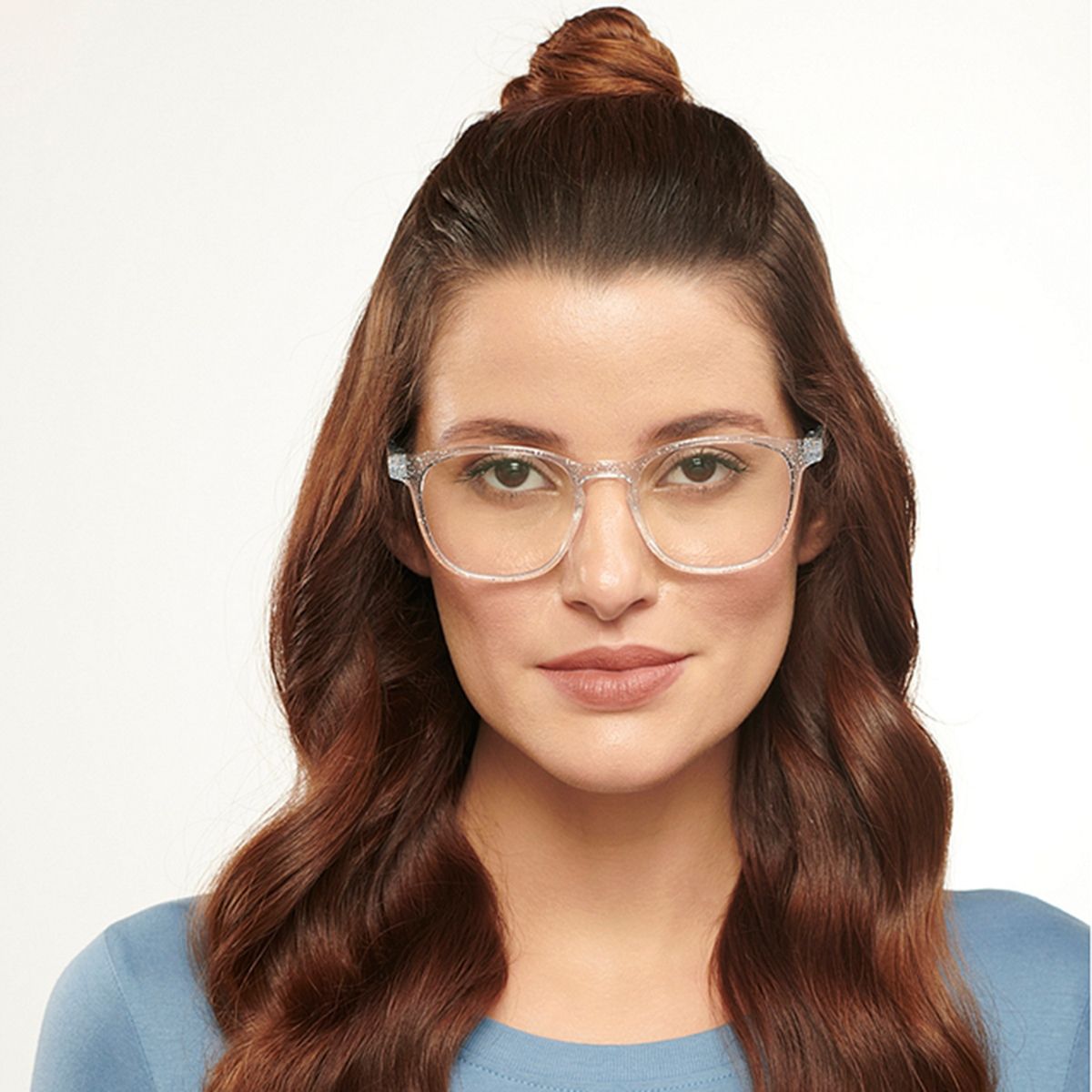 Lenskart Blu Blue Wayfarer Large Blue Cut AntiGlare Zero Power