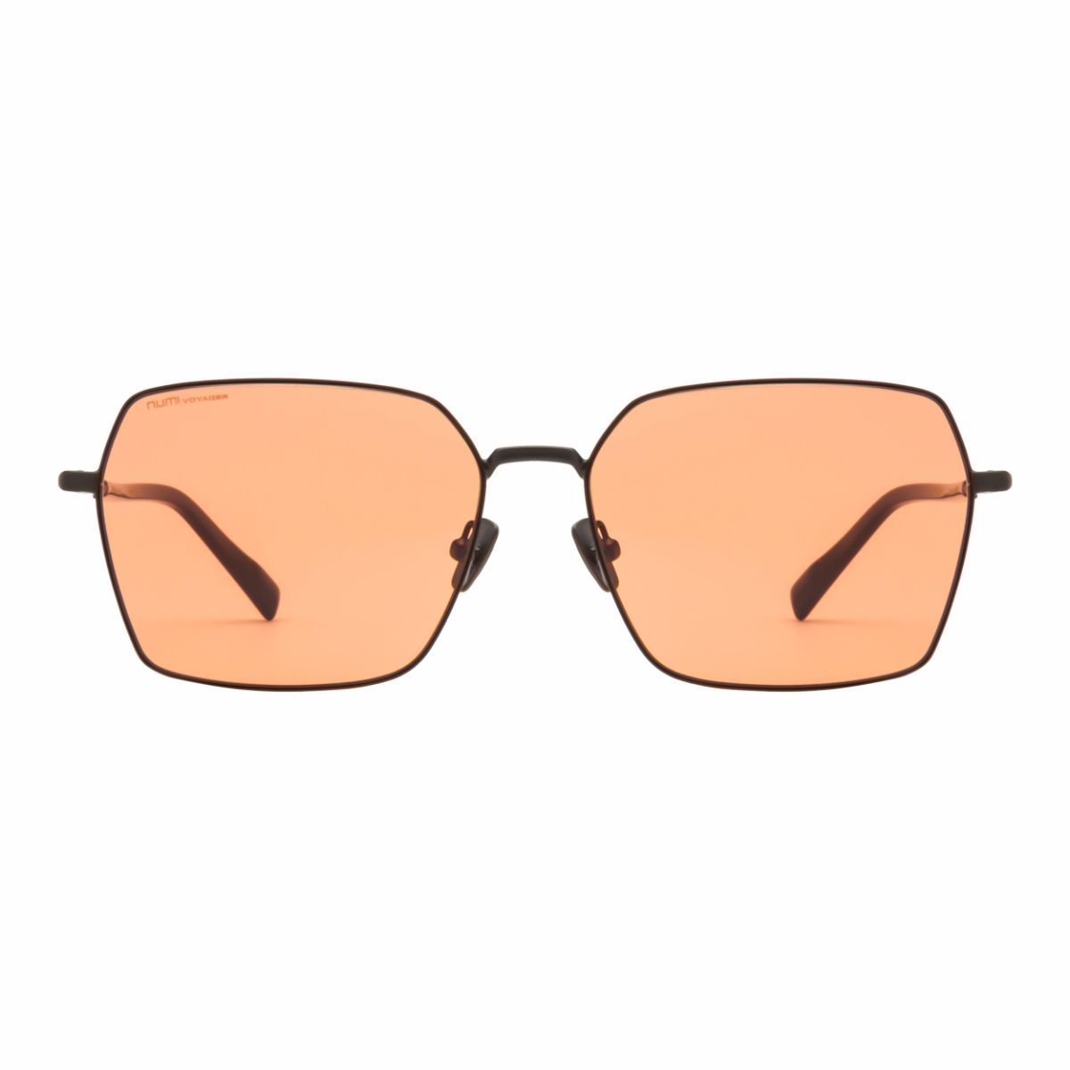 Orange Square Retro Frame Sunglasses - ShopperBoard