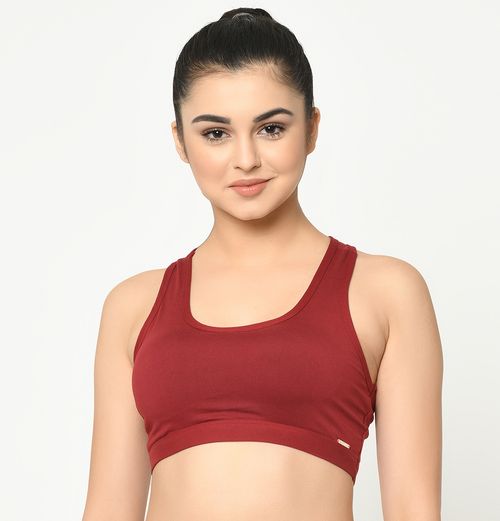 Women Sports Bra With Phone Pocket At The Back