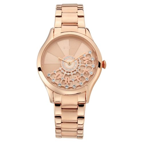 Buy Titan Dream with Rosegold Dial Stainless Steel Strap Watch Online