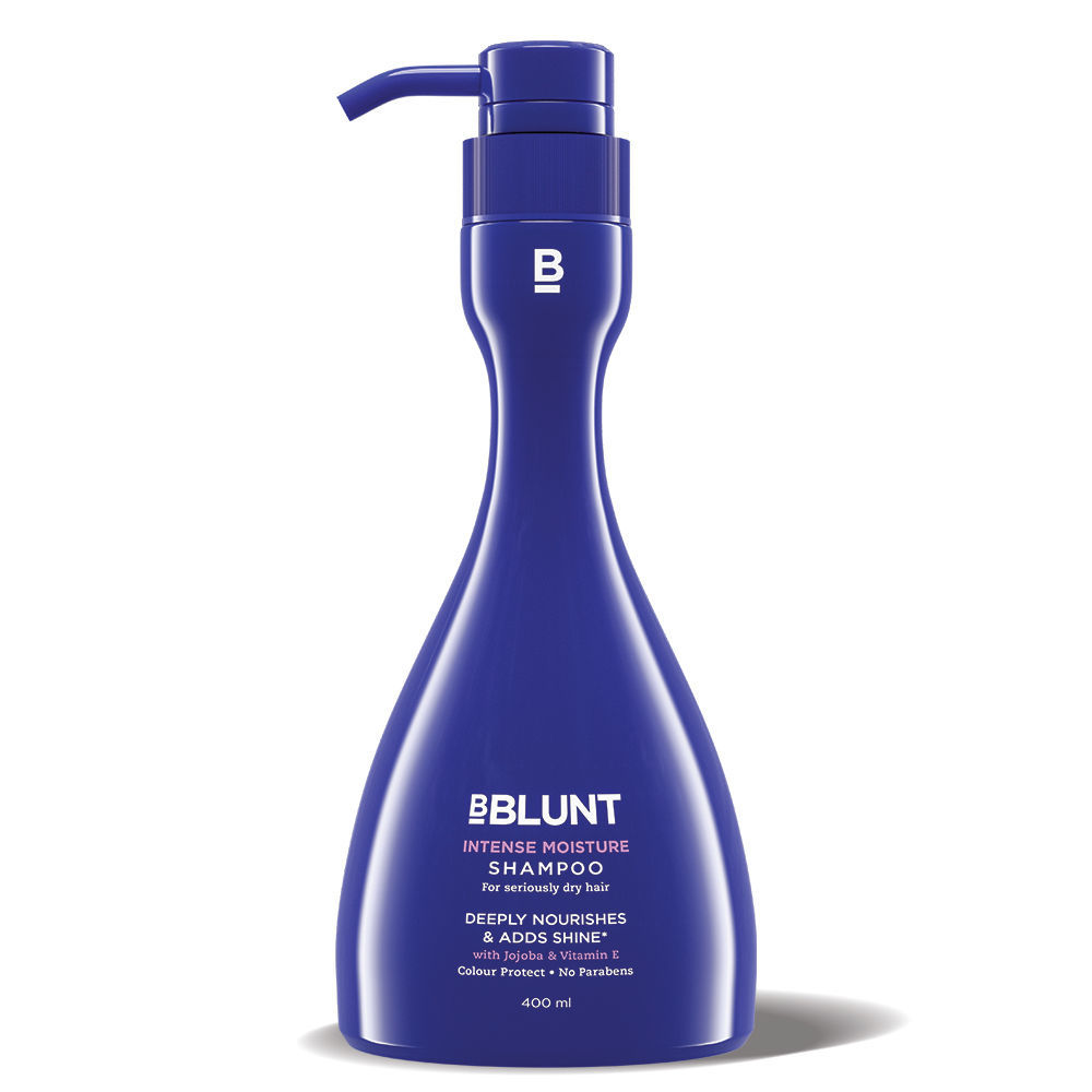 BBLUNT Intense Moisture Shampoo for Dry Hair with Jojoba & Vitamin E, No Parabens