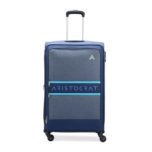Aristocrat Apache 4W Blue Trolley Bag (L)