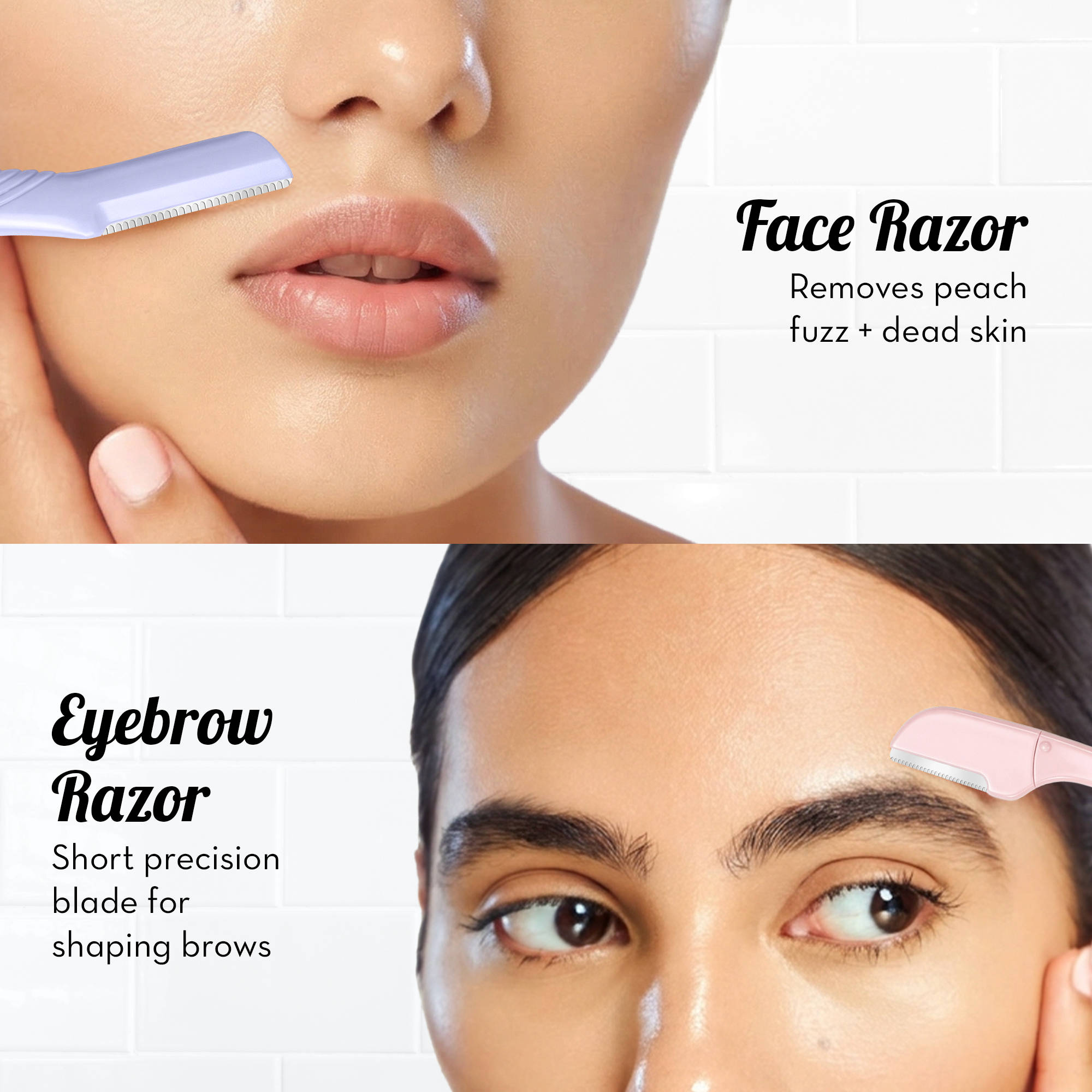 Eye Brow Razer Rink Buy Plush Face Razor & Brow Razor Combo Online