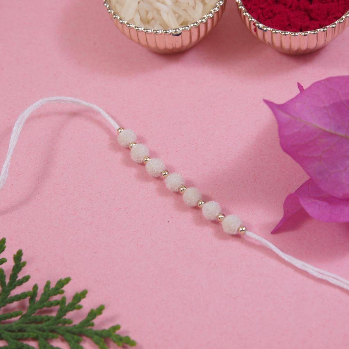 I Jewels Soft Kids Rakhi with Roli Chawal Rakhi with Roli Chawal For Bro/Brother/Bhai