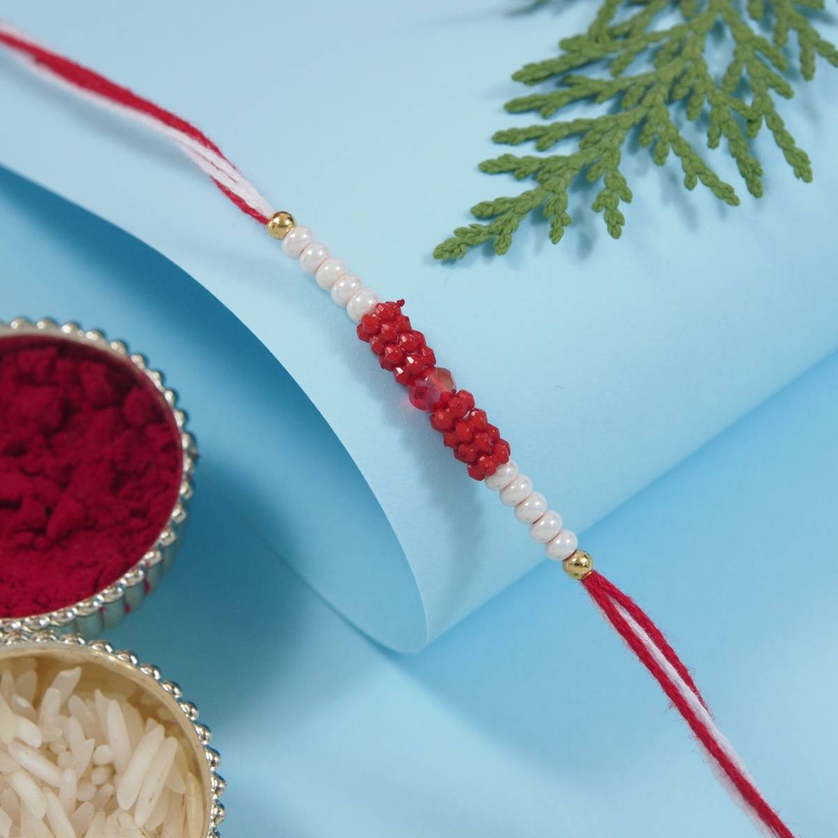 I Jewels Fancy Rakhi with Roli Chawal For Bro/Brother/Bhai