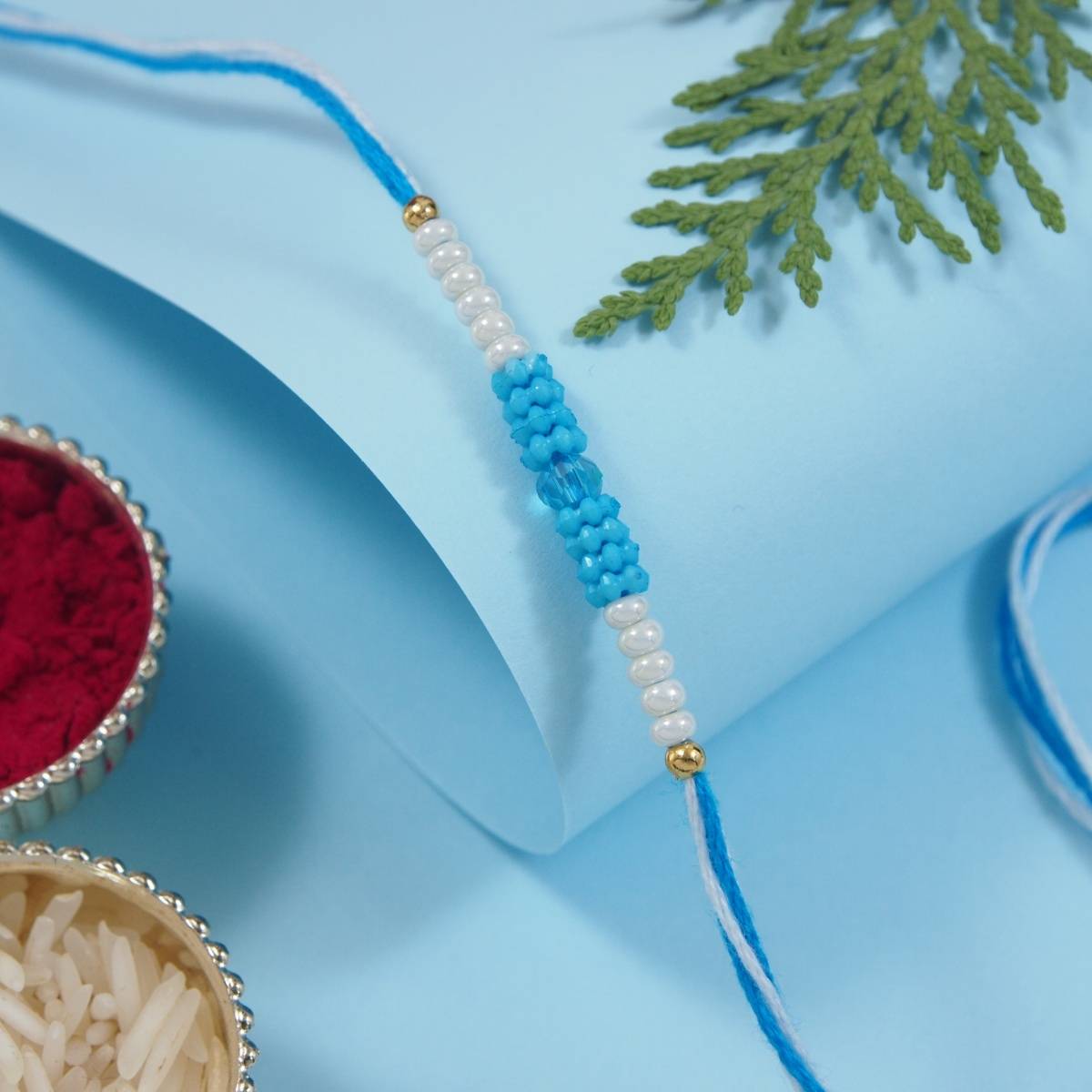 I Jewels Fancy Rakhi with Roli Chawal For Bro/Brother/Bhai