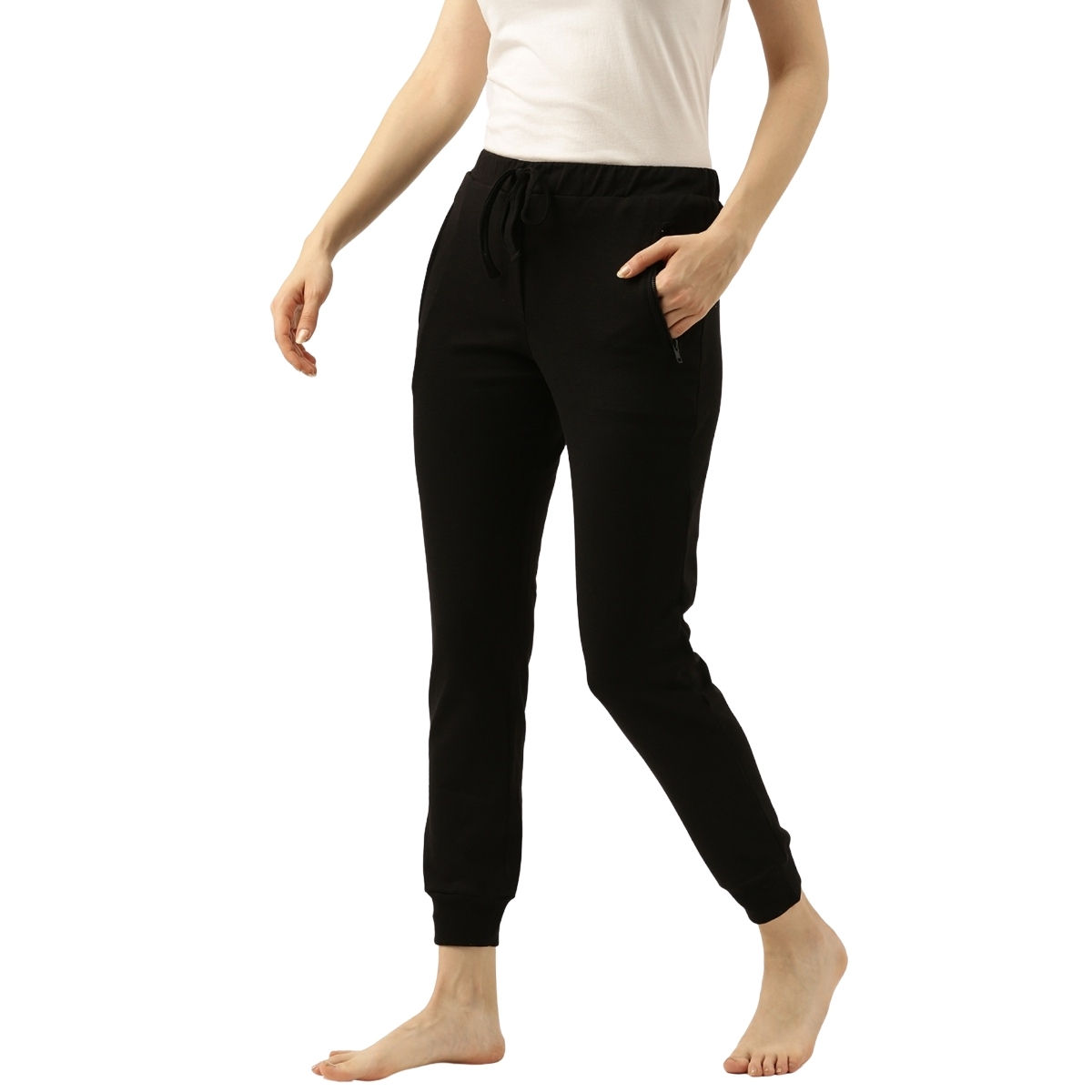 Buy Women Slim Fit Joggers Black Online