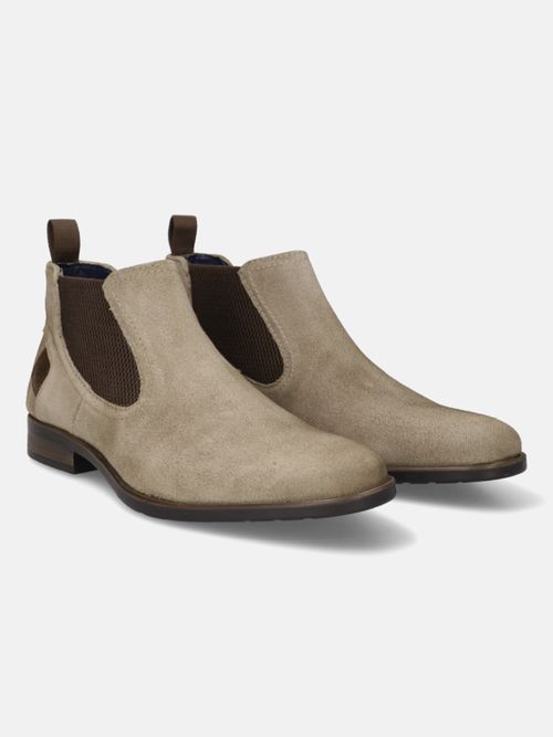 Taupe Mens Slip On Low Boots Buy Bugatti Licio Eco Taupe Men