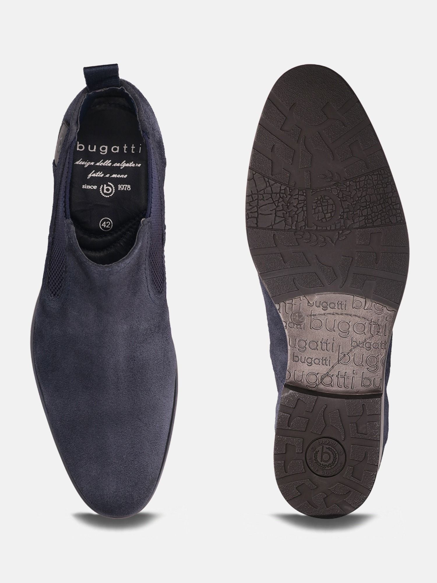 bugatti man Licio Eco, veterschoenen voor heren, donkerblauw, 44 EU bugatti man Licio Eco, veterschoenen voor heren, donkerblauw, 44 EU