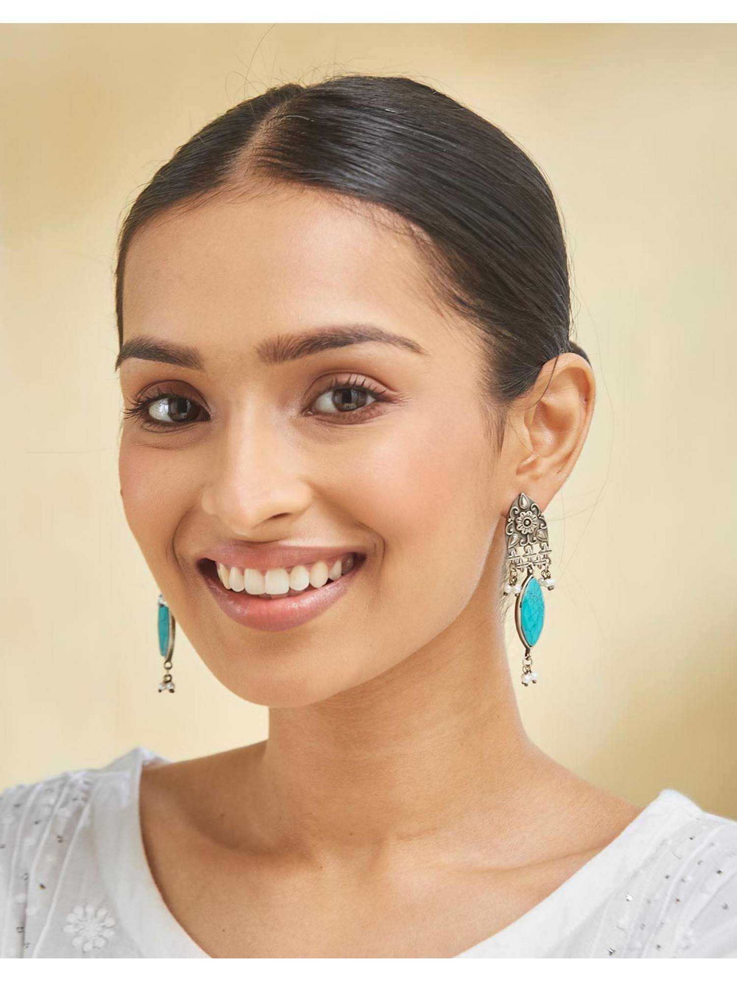Fabindia Metal Dangler Earrings