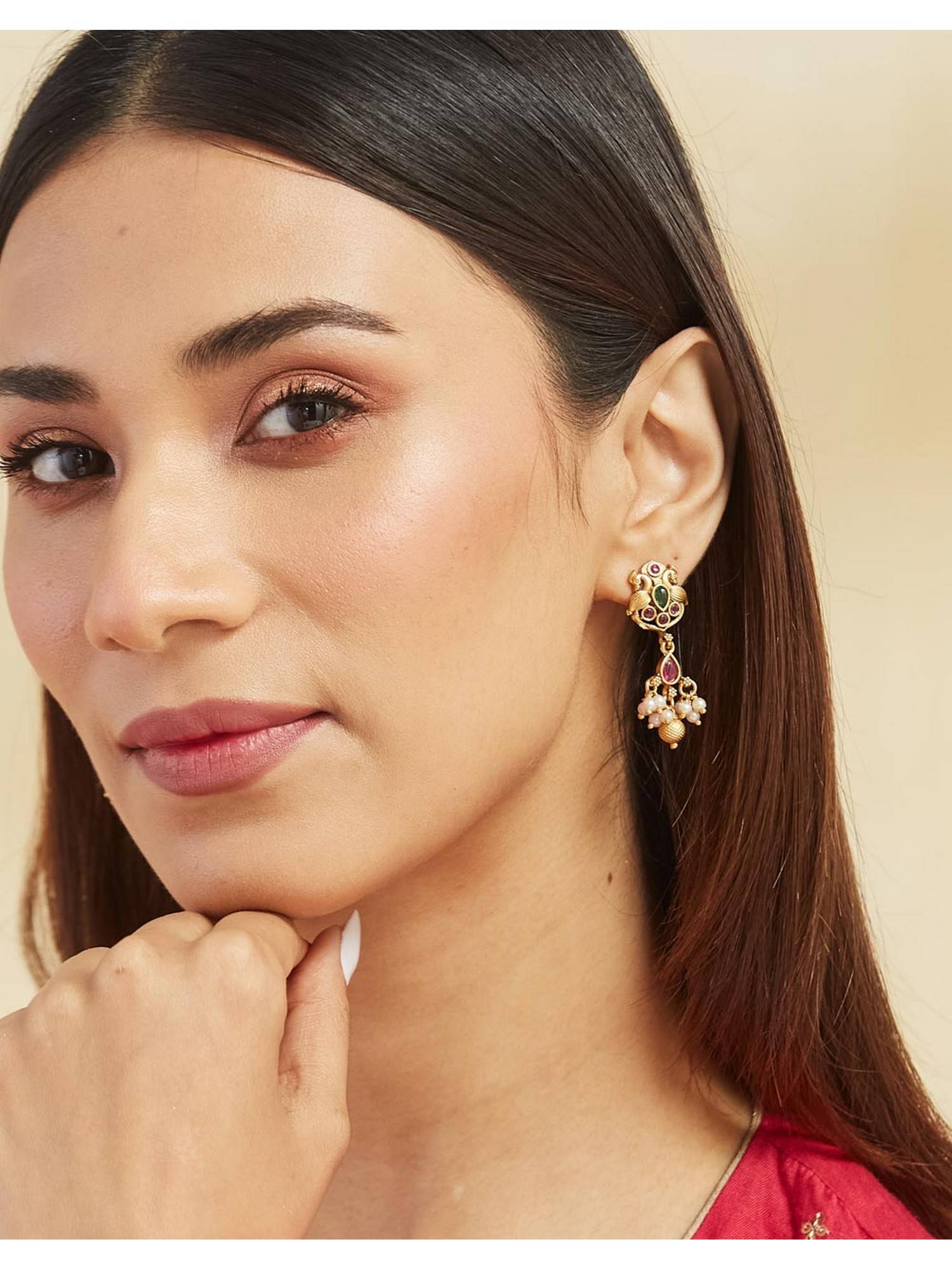 Fabindia Metal Dangler Earrings