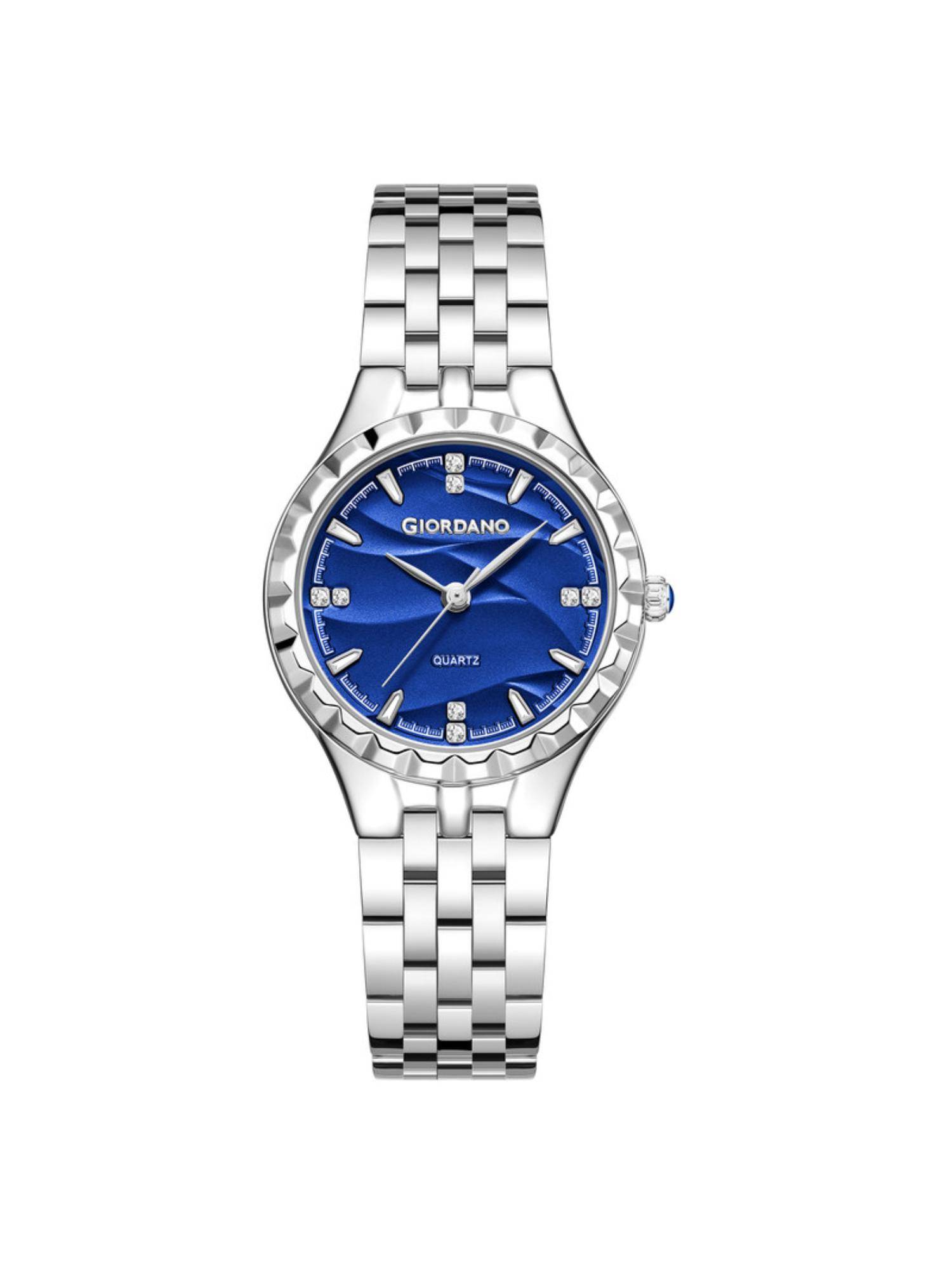 Giordano Women Quartz Blue Dial Analog Watch - GZ-60164 (M)