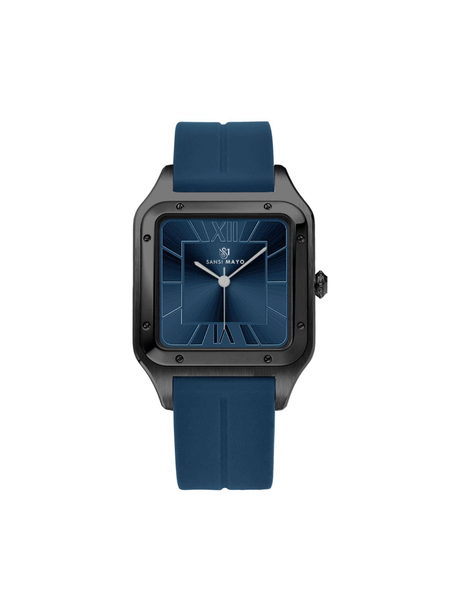 Sansi Mayo Men Carls Blue Dial Analog Watch - SM-M-192-BL-B-BL (M)