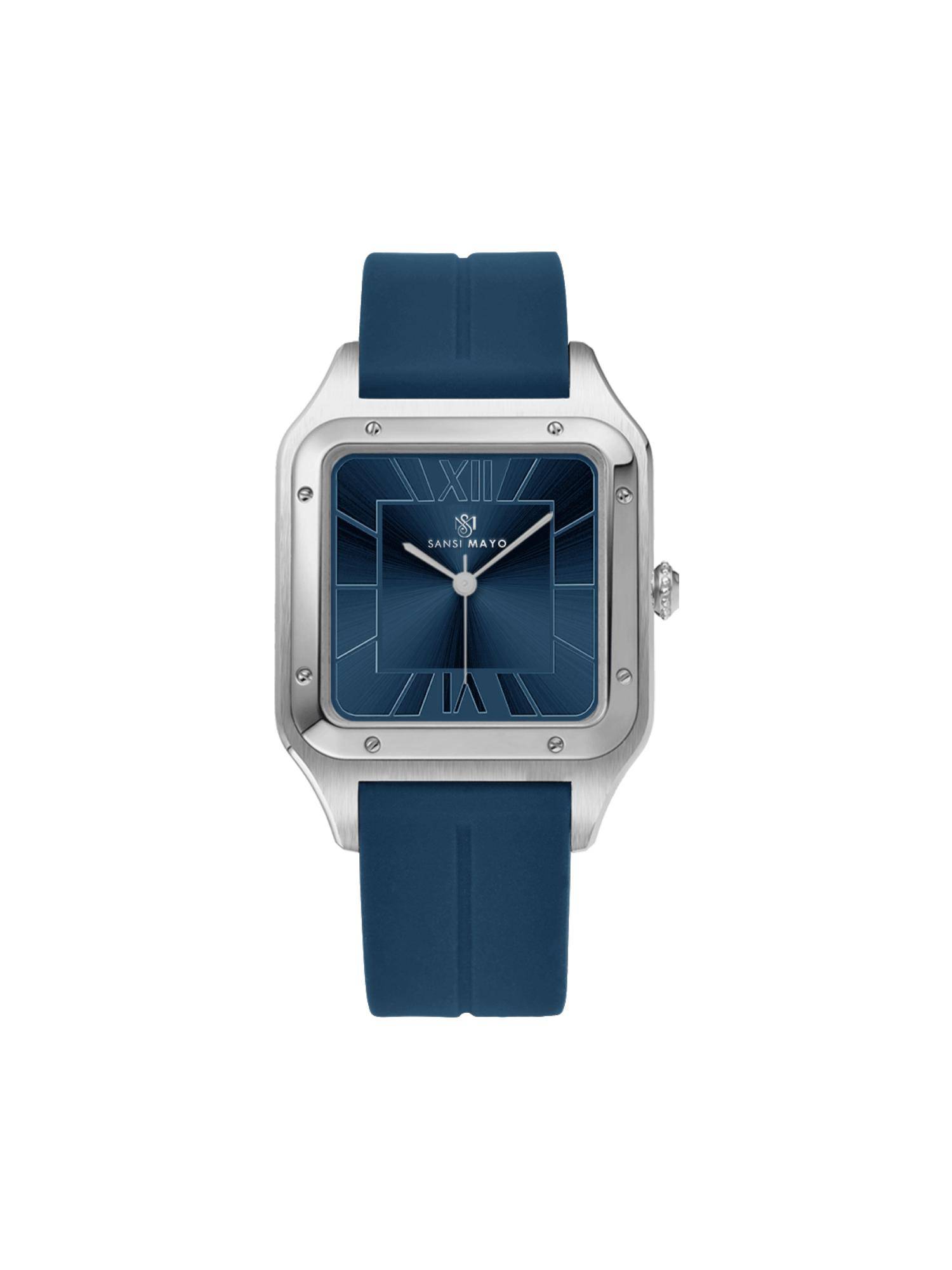 Sansi Mayo Men Carls Blue Dial Analog Watch - SM-M-194-BL-S-BL (M)