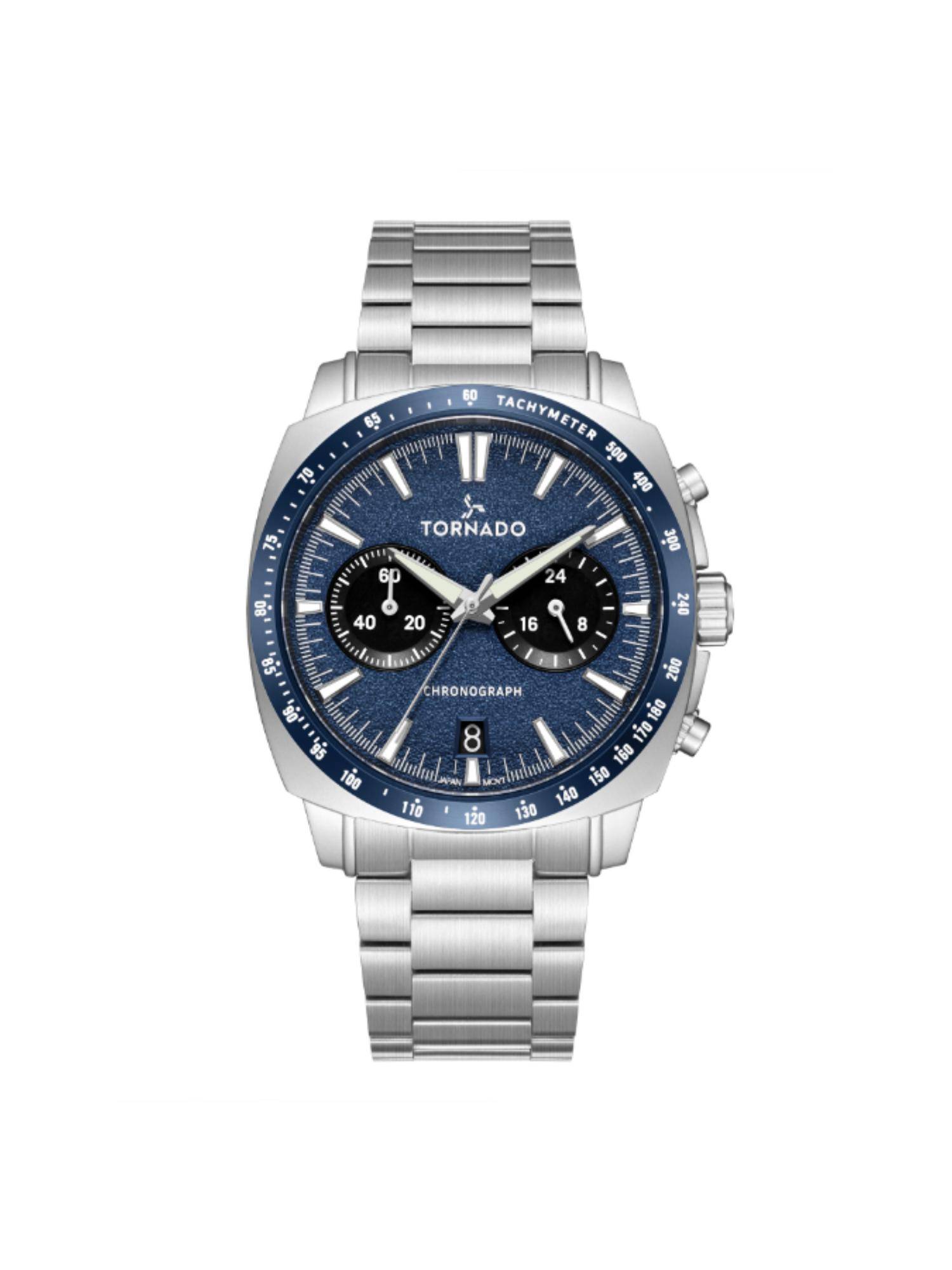 Buy Tornado Men Set Box Blue Dial Analog Watch - T25104S-SBSN-N (M