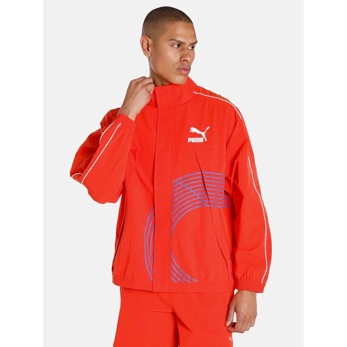 Buy Puma Fast Track T7 Track Mens Red Jacket Online