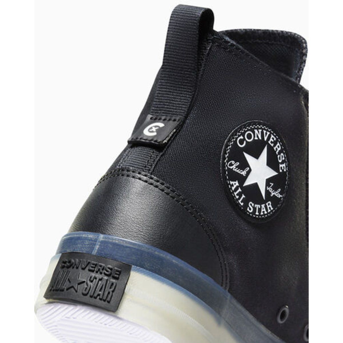 Converse unisex black sneakers online