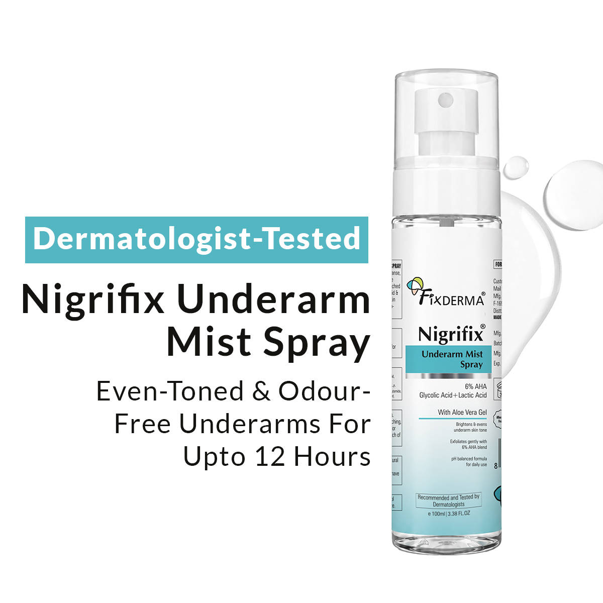 Fixderma Nigrifix Underarm Mist Spray For Dark Underarms