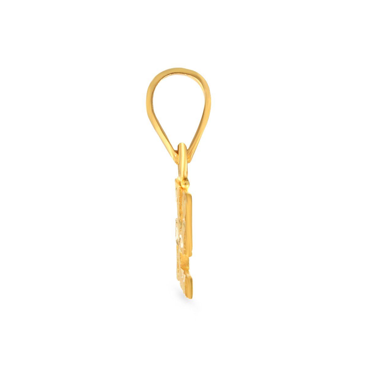 Senco 22K Yellow Gold Enigmatic Swastik Gold Pendant: Buy Senco 22K 