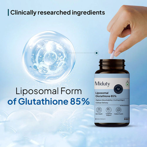 top rated liposomal glutathione supplement Buy Miduty Liposomal Glutathione 85% Capsules Online