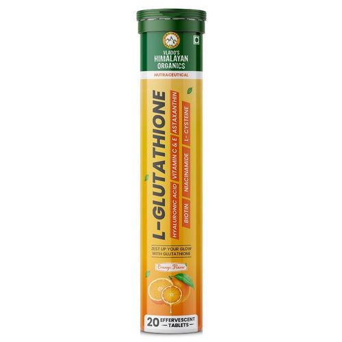 Buy Vlado's Himalayan Organics L-Glutathione 600mg Tablets - Orange Online Buy Vlado's Himalayan Organics L-Glutathione 600mg Tablets - Orange Online