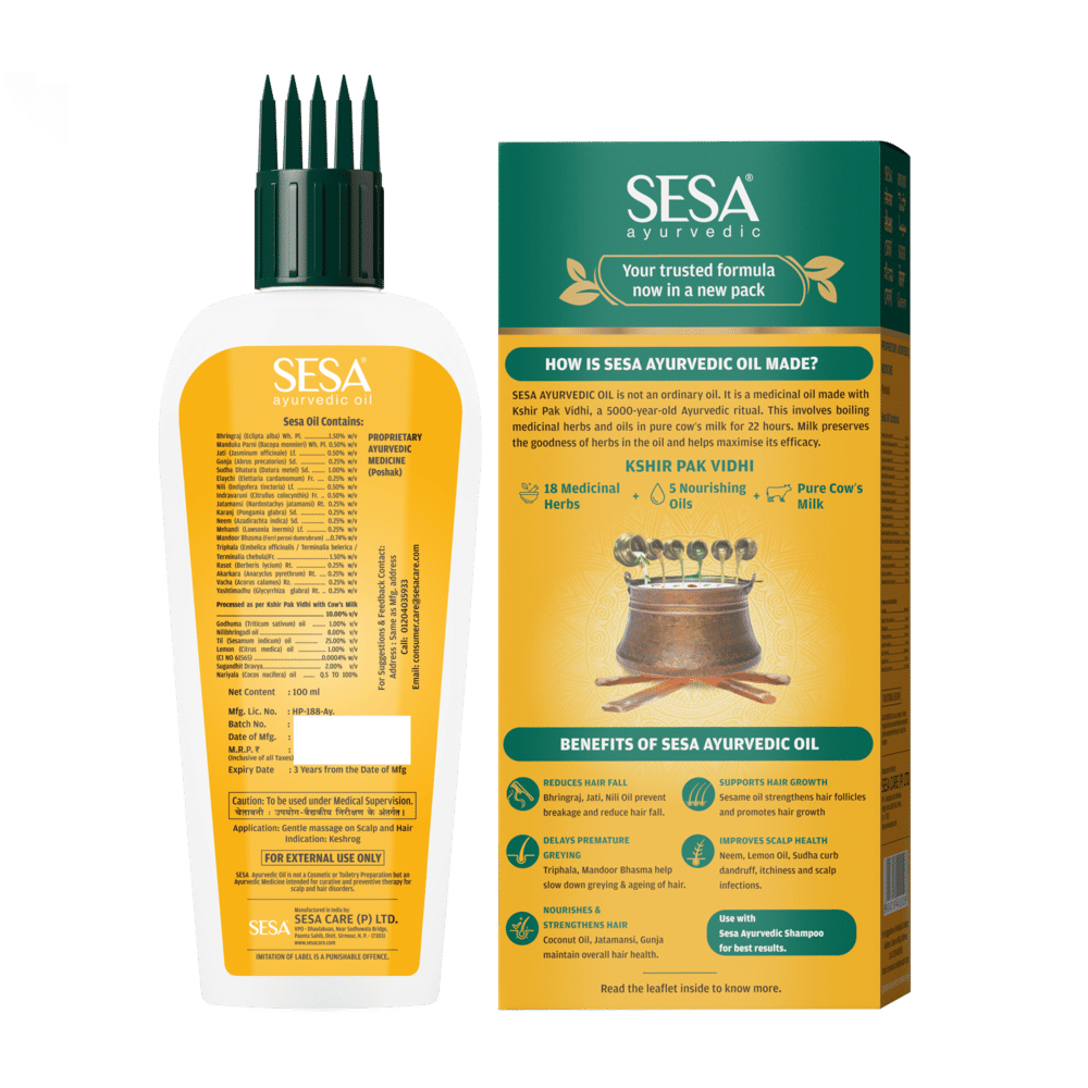 SESA Hair Vitaliser for Man 2 X 100 ML for Well Nourished Healthy Hair   Price in India Buy SESA Hair Vitaliser for Man 2 X 100 ML for Well  Nourished Healthy