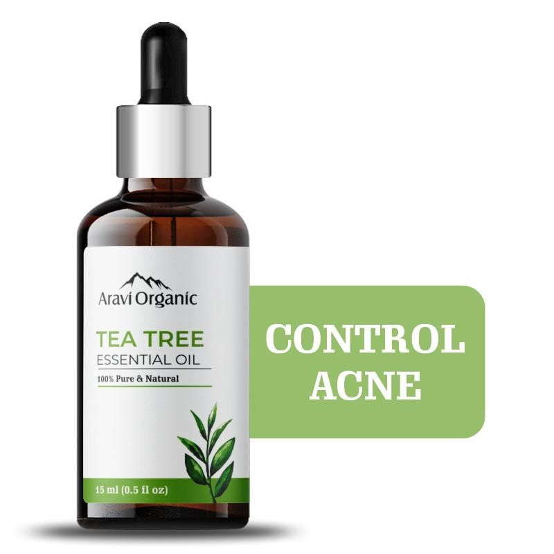 Buy Aravi Organic Tea Tree Essential Oil 100% Pure Oil for Skin Acne,  Pimple, Face & Hair Care Online