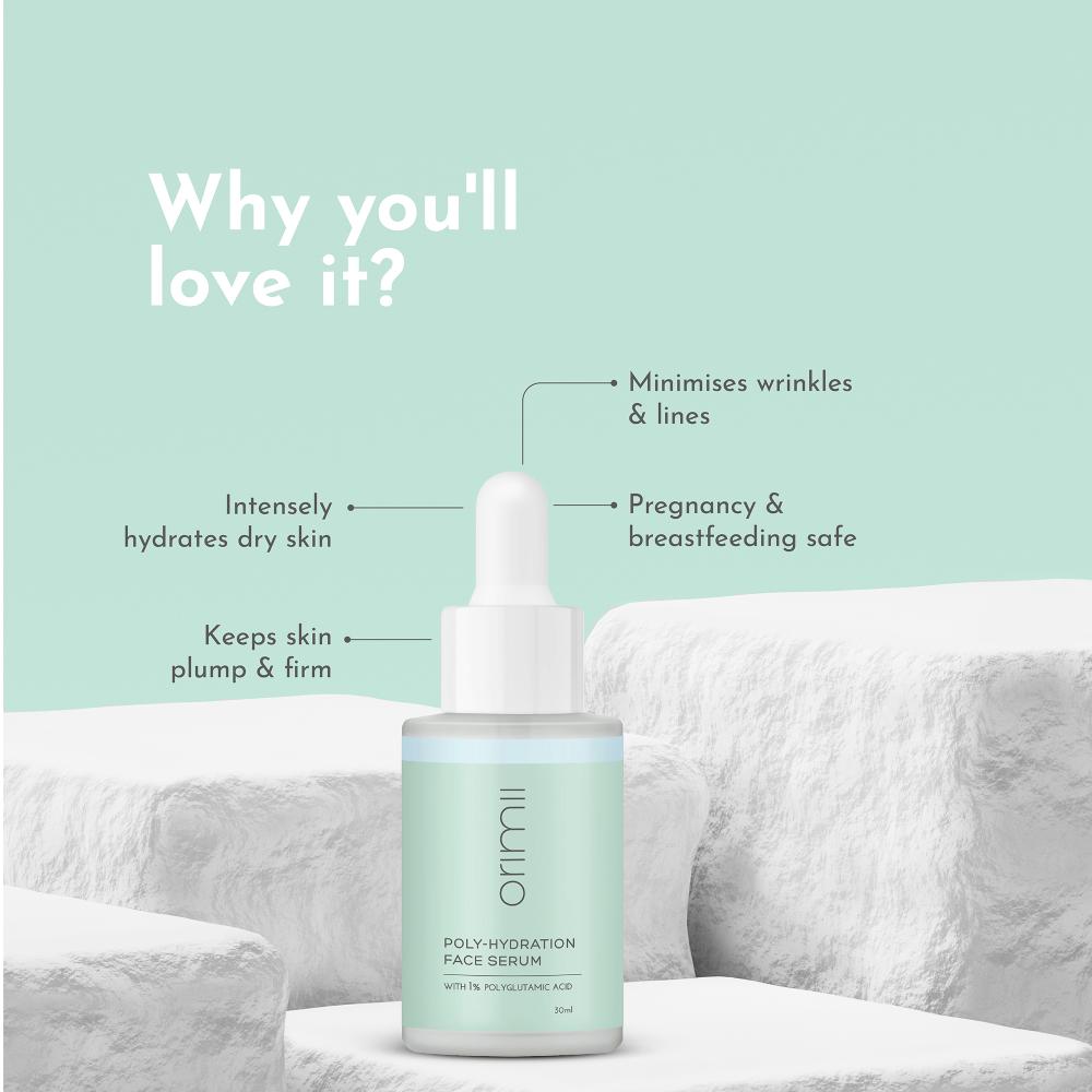 Buy Orimii Poly Hydration Face Serum with Hyaluronic Acid for Hydration