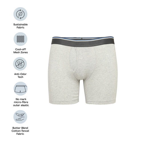 Anti Odor Cotton Tencel Cooling Boxer Brief - White – Gloot
