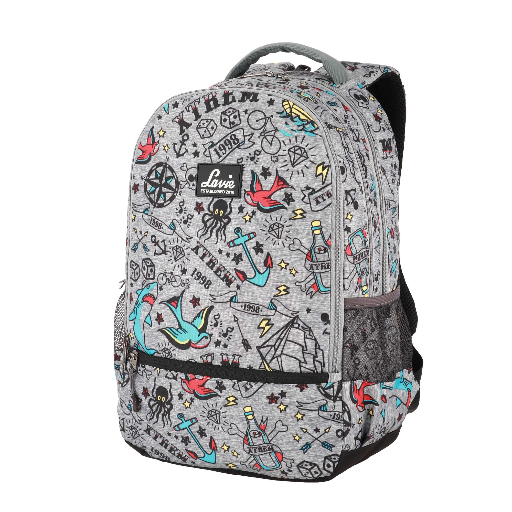 Lavie Sport 26 litres Bloomy Floral Printed School Backpack for Girls |  Stylish and Trendy Casual Backpack | DesiDime