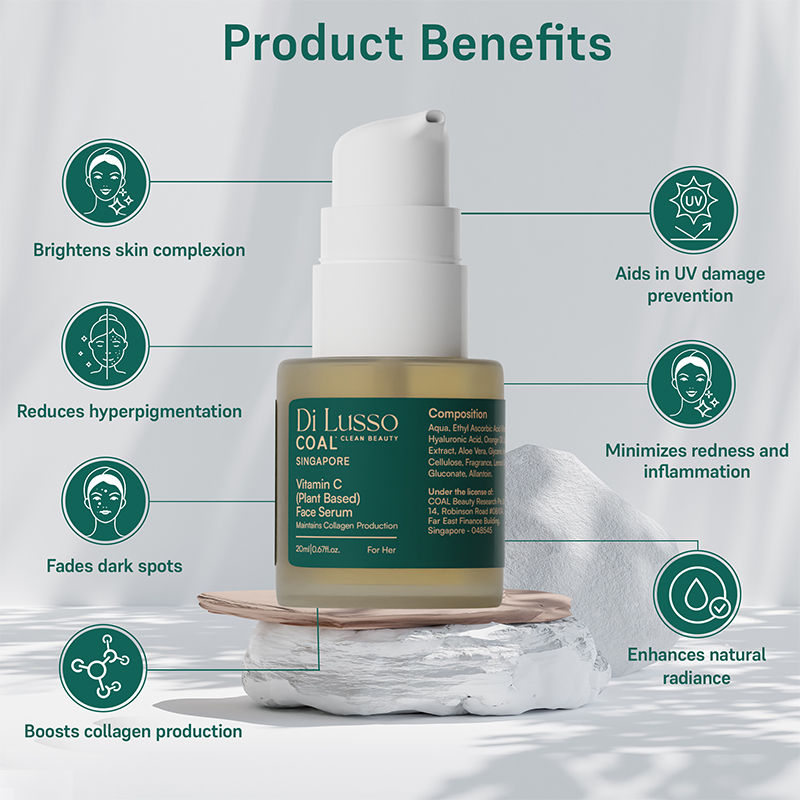 COAL Clean Beauty Vitamin C (Plant Based) Face Serum All Skin Types