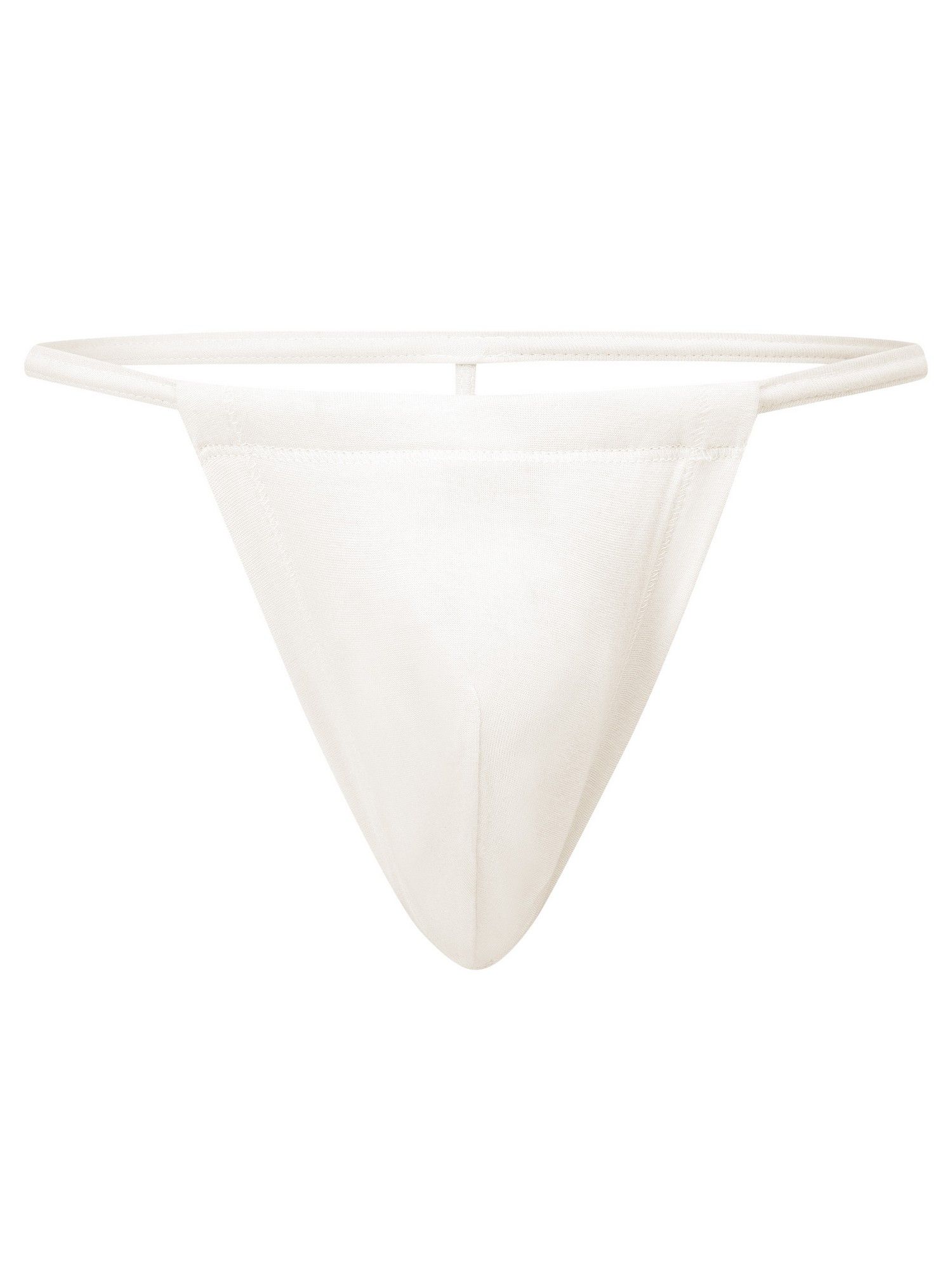Buy La Intimo Cream Posh Ultra Soft G-String Thong Brief Online