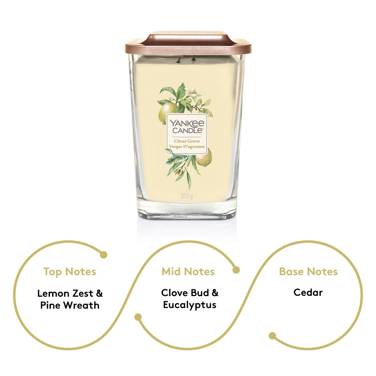 Buy Yankee Candle Elevation Large Jar Scented Candle Citrus Grove Online