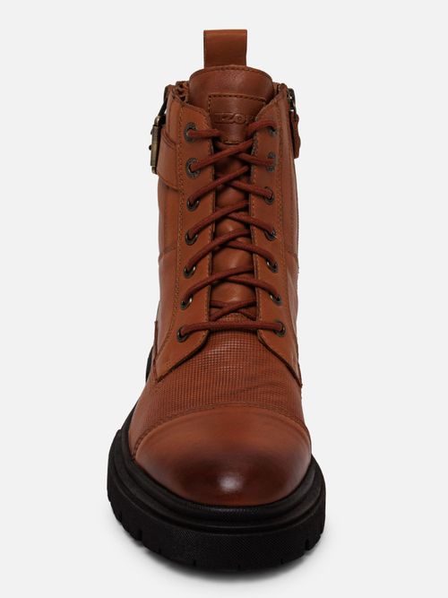 Buy EZOK Mens Casual Lace-Ups Boots Tan Online