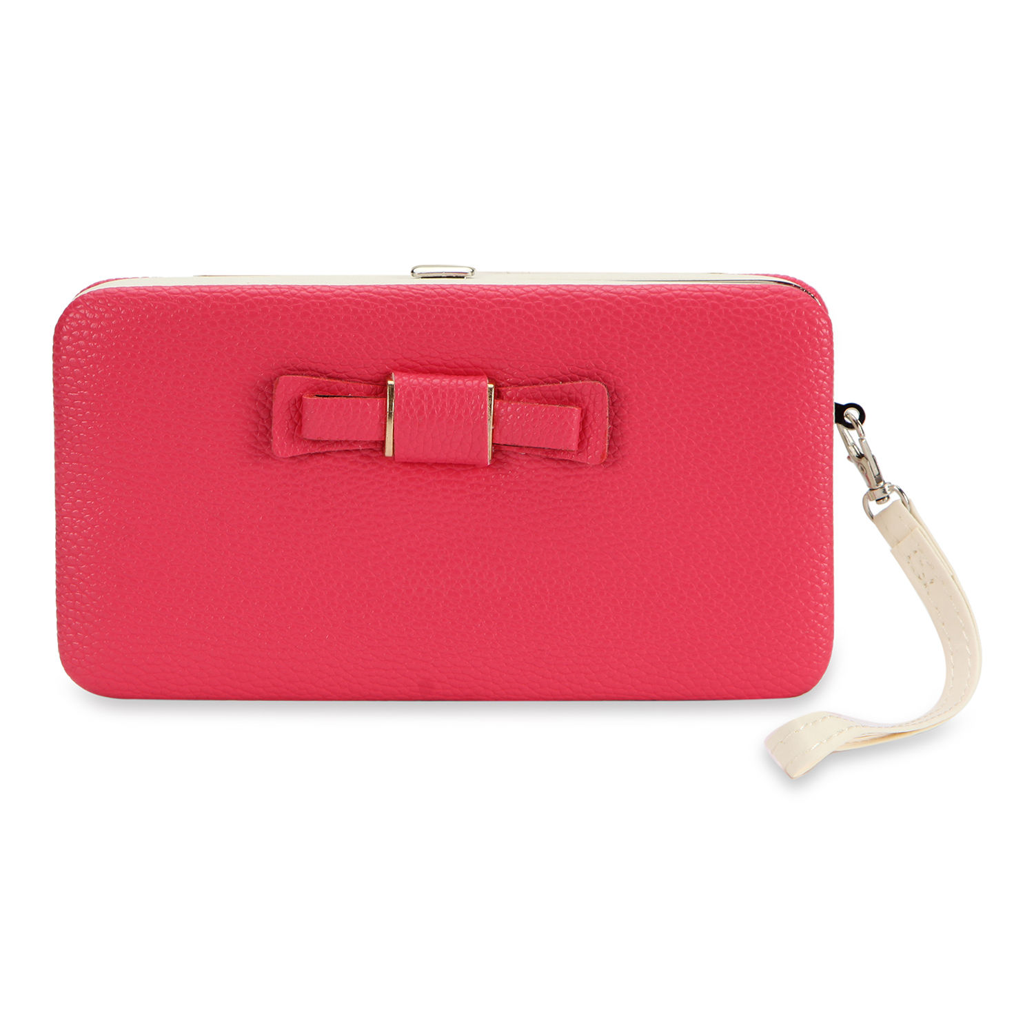 NFI Essentials Women's Mobile Cell Phone Holder Pocket Wallet Hand Purse Clutch Crossbody Sling Bag (Pink) At Nykaa, Best Beauty Products Online